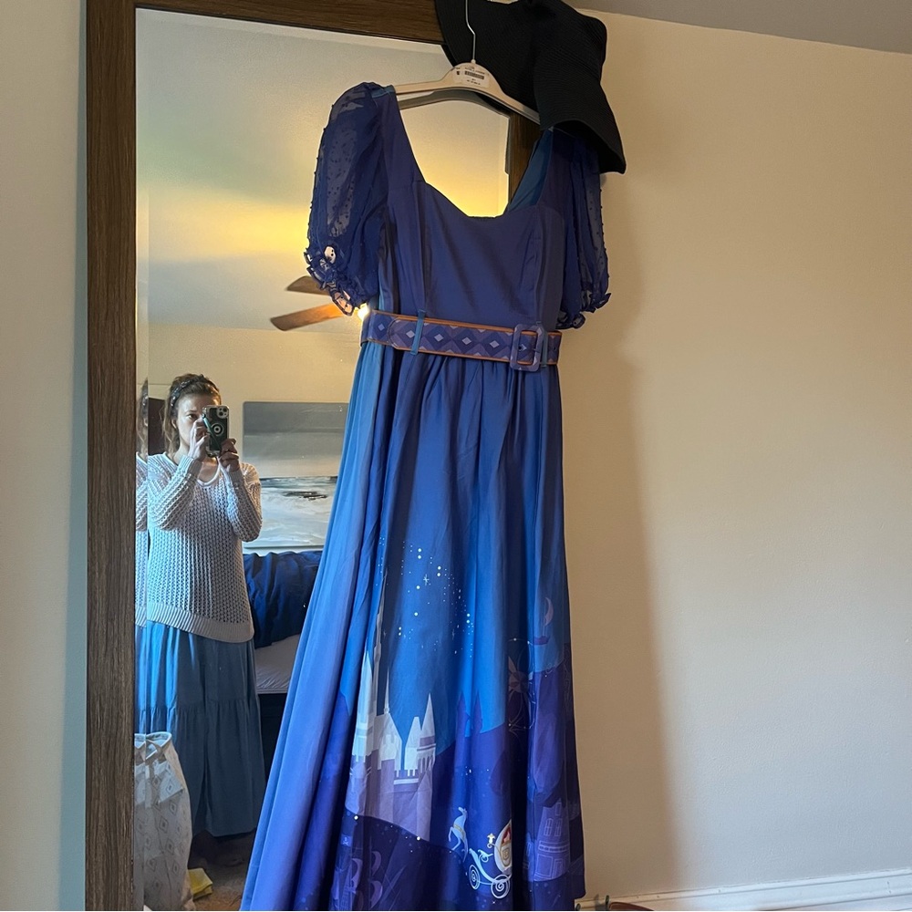 Disney Dress Womens S Blue Cinderella Castle Her Universe Ashley Taylor - Picture 8 of 12